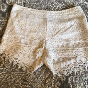 H&M crochet festival shorts